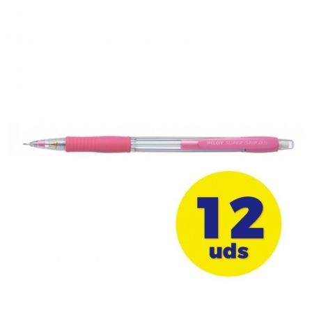 Pilot Portaminas H-185 Supergrip 0,5 mm Rosa (Set de 12)